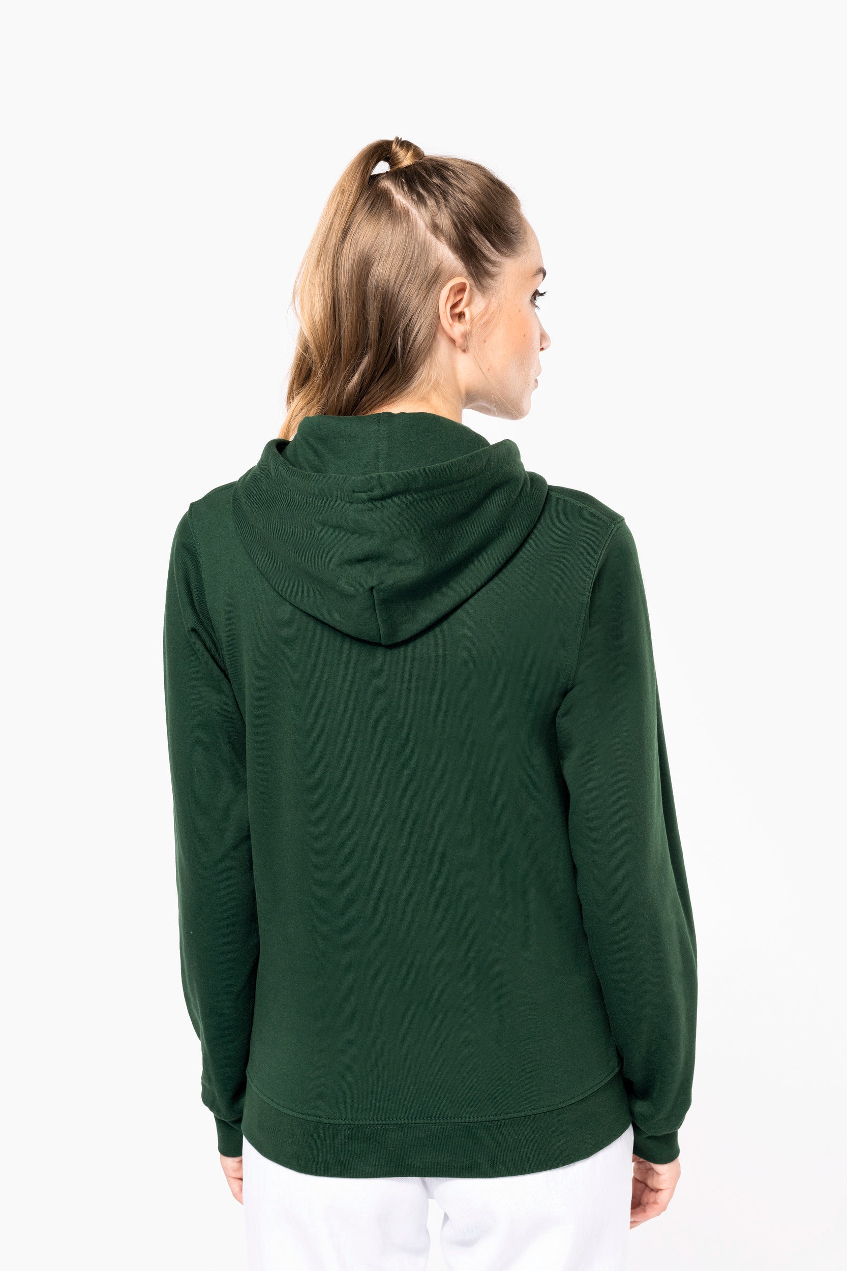 Basic sweater met capuchon