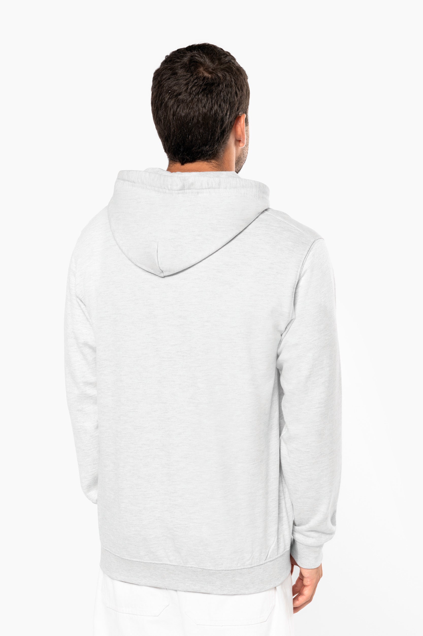 Basic sweater met capuchon